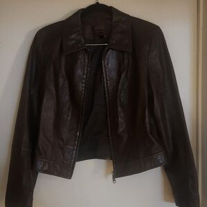Danier Dark Brown Real Leather Suit